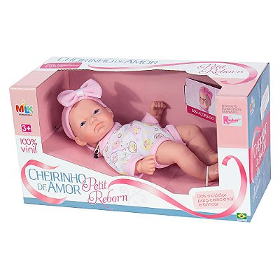 Boneca Cheirinho de Amor Petit Reborn
