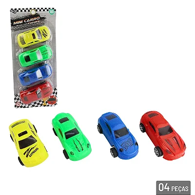 Mini Carros Colors C/4 Und