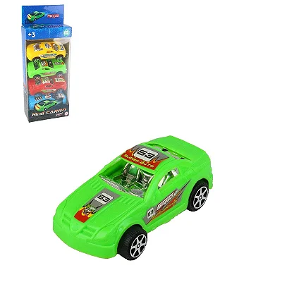 Mini Carros Power Fricção C/4 Und
