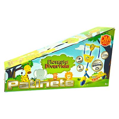 Patinete Com Cesta - Floresta Divertida
