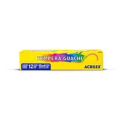 Tempera Guache 15ml C/12 cores