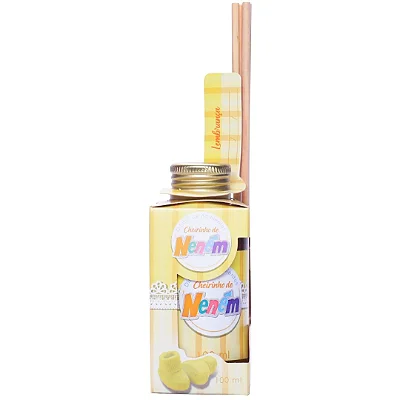 Difusor de Aromas Cheirinho de Neném Amarelo 100ml
