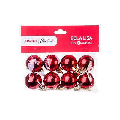 Bola Lisa 3cm C/8 Peças