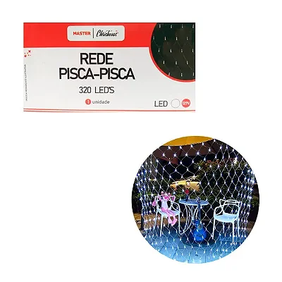 Rede Pisca-Pisca Mover 320 Led's 127v