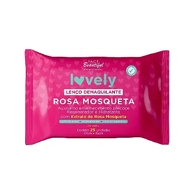 Lenço Demaquilante Rosa Mosqueta
