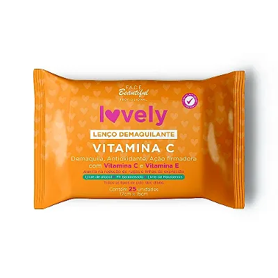 Lenço Demaquilante Vitamina C