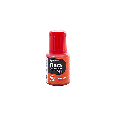 Tinta Reabastecedor P/Pincel Quadro Branco Cor Vermelho