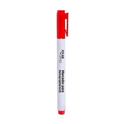 Marcador Retroprojetor Ponta 2mm Vermelho