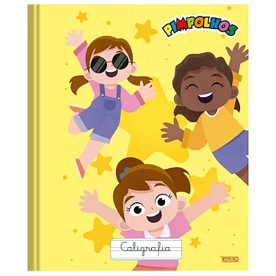 Caderno de Caligrafia Pimpolhos 40 Folhas