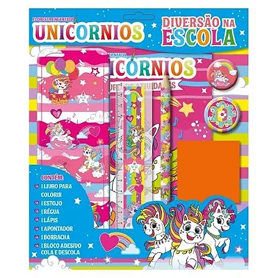 Floresta Encantada Unicórnios Diversão na Escola