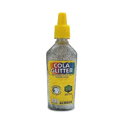Cola Glitter Prata