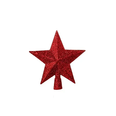 Ponteira Estrela C/Glitter 15cm