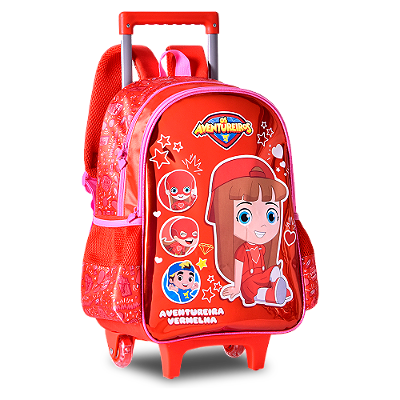 Mochila de carrinho Os Aventureiros 16″