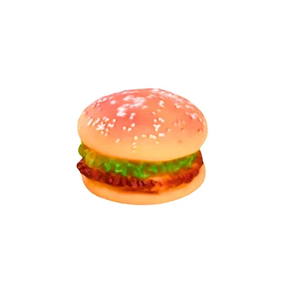 Brinquedo de Vinil Hamburguer Para Pet