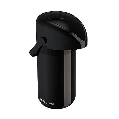Garrafa Térmica M Verona 600ml Pressão Preta Eco