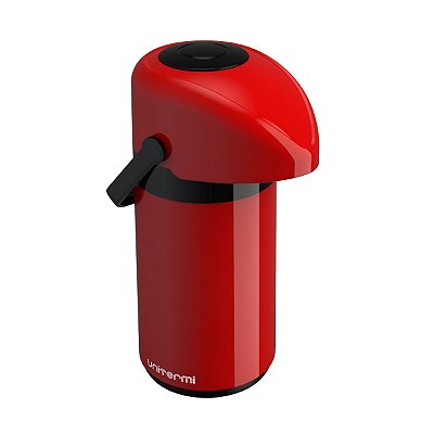 Garrafa Térmica M Verona 600ml Pressão Vermelha Eco
