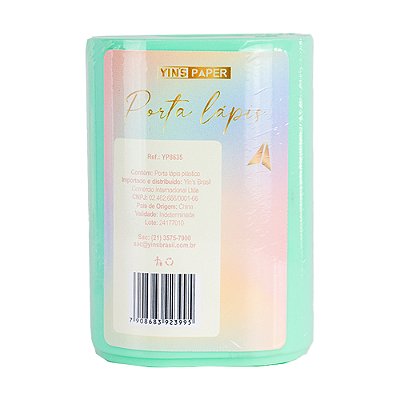 Porta Lápis Plástico Organizador de Mesa