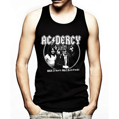 Camiseta rock Regata AC/Dercy Masculina