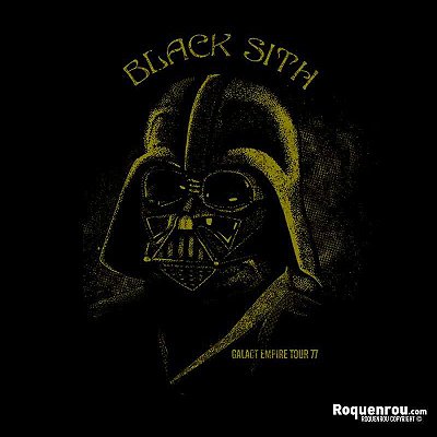Camiseta rock Darth Vader Black Sith