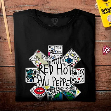 Oferta Relâmpago - Camiseta G Masculina Preta Musicas do Red Hot Premium