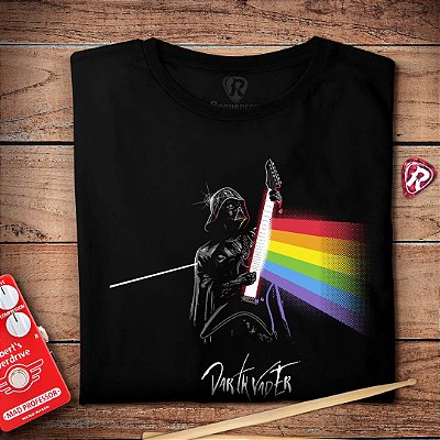 Oferta Relâmpago - Camiseta GG Preta Masculina Darth Vader Dark Side Premium
