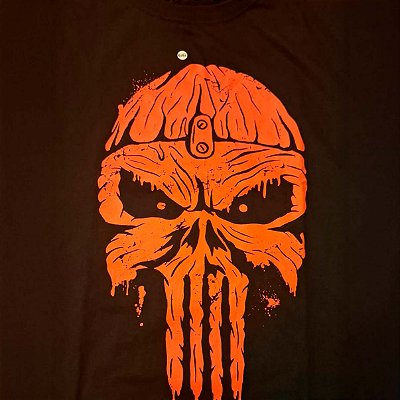 Oferta Relâmpago - Camiseta Preta GG masculina Eddie Justiceiro premium