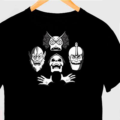 Camiseta Masters Rhapsody tamanho adulto com mangas curtas na cor Preta Premium