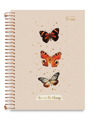 Caderno ¼ capa dura Become the Change BC1402