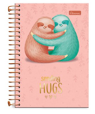 Caderno ¼ capa dura Sending Hugs SH1403