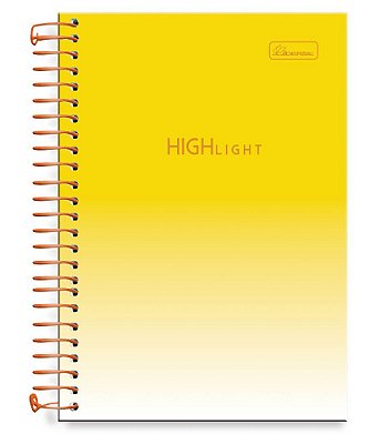 Caderno ¼ capa dura Highlight HL1402