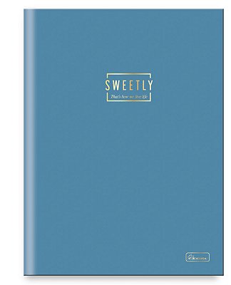 Caderno Capa Dura Costurado Brochura Univ. Sweetly SWB02