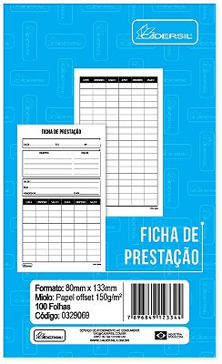 FICHA DE PRESTAÇÃO Classic Offset 90g