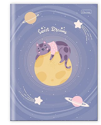 Caderno Capa Dura Costurado Brochura ¼ Sweet Dreams SDB1403