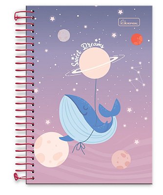 Caderno ¼ capa dura Sweet Dreams SD1402