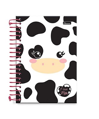 Caderneta 1/8 capa dura I Love Milk ILMC04