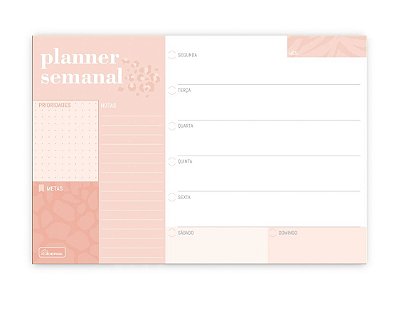 Planner Blocado Semanal Permanente Too Lux TLBP01