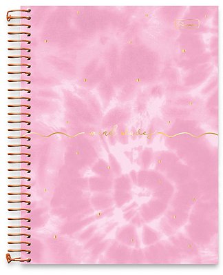 Caderno universitário 01 matéria capa dura Mind Waves MW03