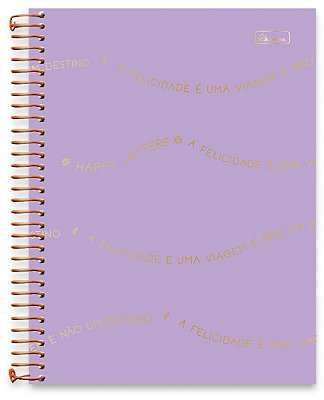 Caderno 1/4 + Planner Happy Letters HT1404