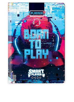Planner Grampeado Capa Flexível Permanente Smart Player SPPG04