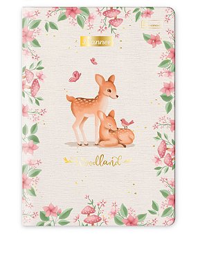 Planner Grampeado Capa Flexível Permanente Woodland WLPG01