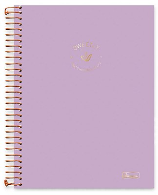 Caderno universitário 10 matérias capa dura Sweetly SW03