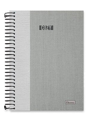 Caderno colegial 01 matéria capa dura Cozy CO03