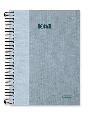 Caderno colegial 15 matérias capa dura Cozy CO01