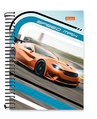 Caderno ¼ capa dura Speed Max SM1404