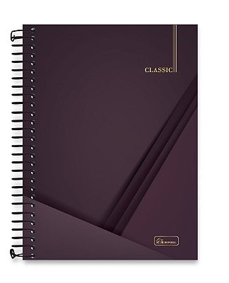 Caderneta 1/8 capa dura Classic CLC03