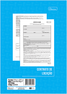 CONTRATO DE LOCAÇÃO Offset 90g 50 folhas (pacote com 5 unidades )