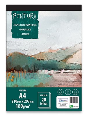 Caderno Colado Pintura Linha Artística CDCP03