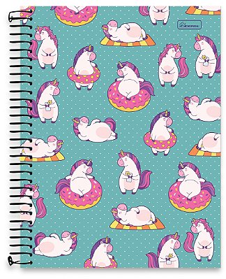 Caderno universitário 15 matérias capa dura – Bliss Misto BL01