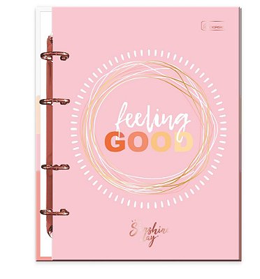 Caderno Colegial Argolado Capa Dura – Folhas Col Sunshine Day SUCA03