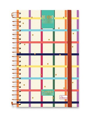 Planner Espiralado Capa Dura Com Elástico Formato Be Kind BKPB03